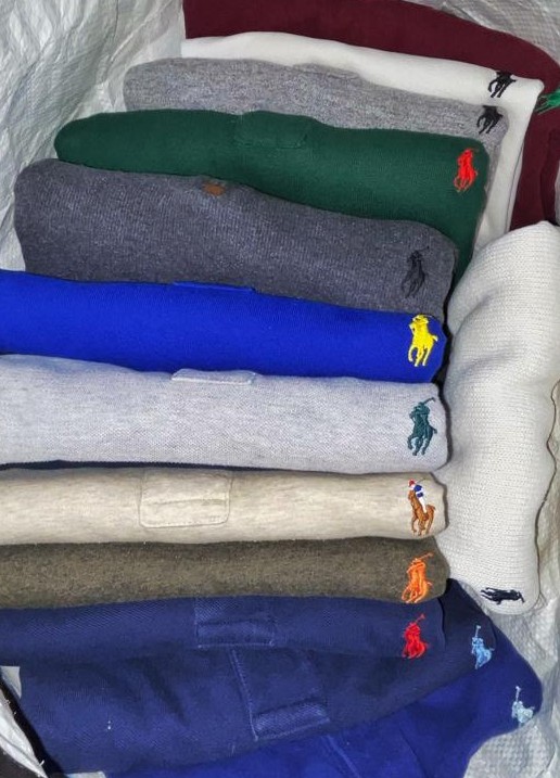 Folded Ralph Lauren polos